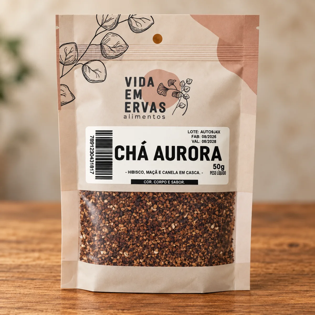 Chá Aurora 50G Vida em Ervas