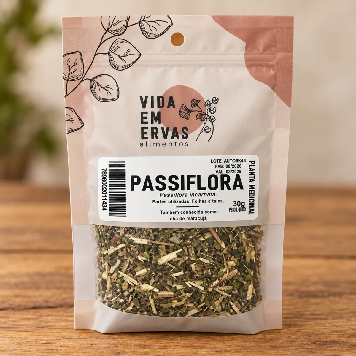 Passiflora 30G Vida em Ervas