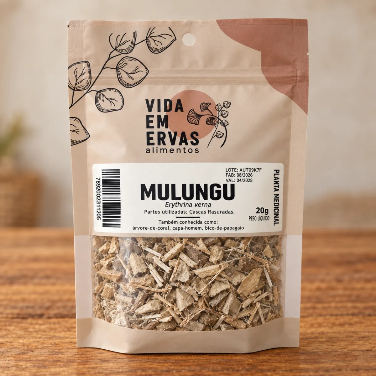 Mulungu 20G Vida em Ervas