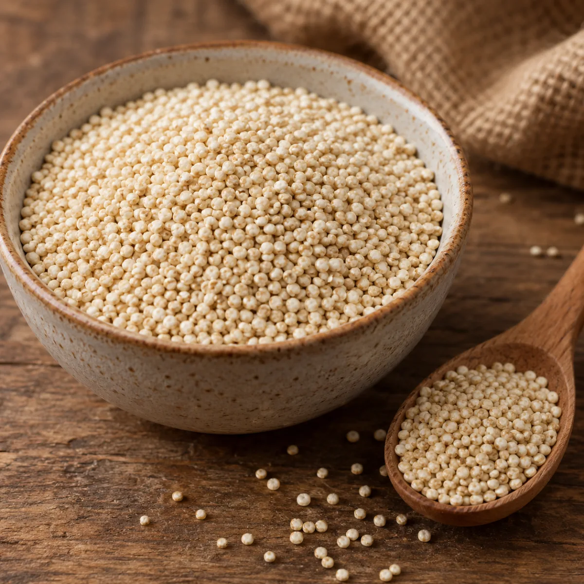 Quinoa Branca em Grãos