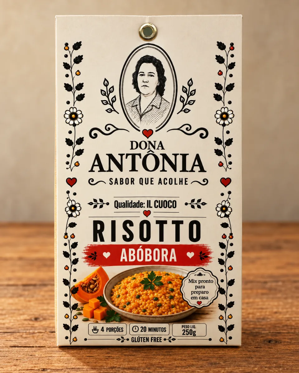 Risoto Tradicional Abobora Dona Antonia 250g