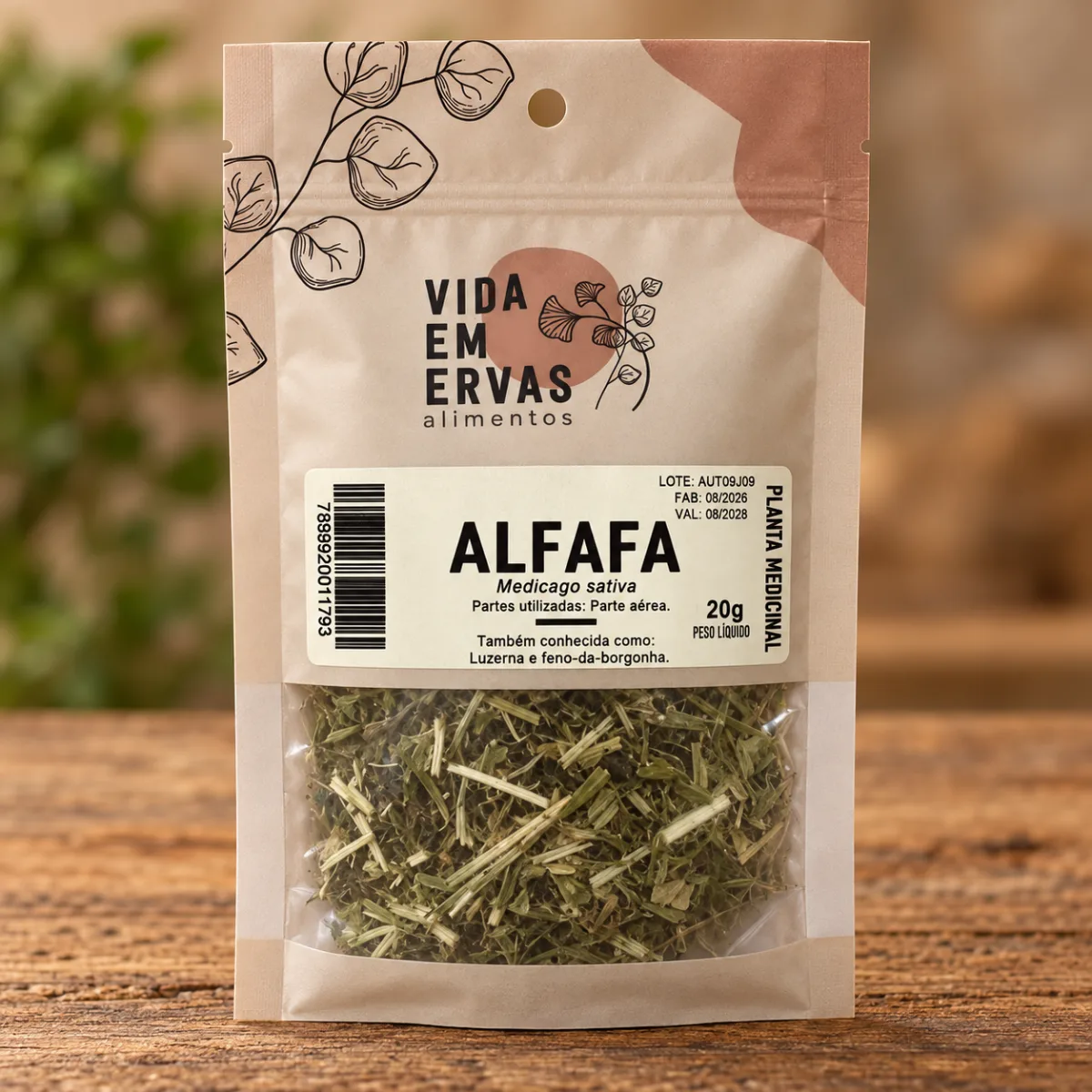 Alfafa 20G Vida em Ervas