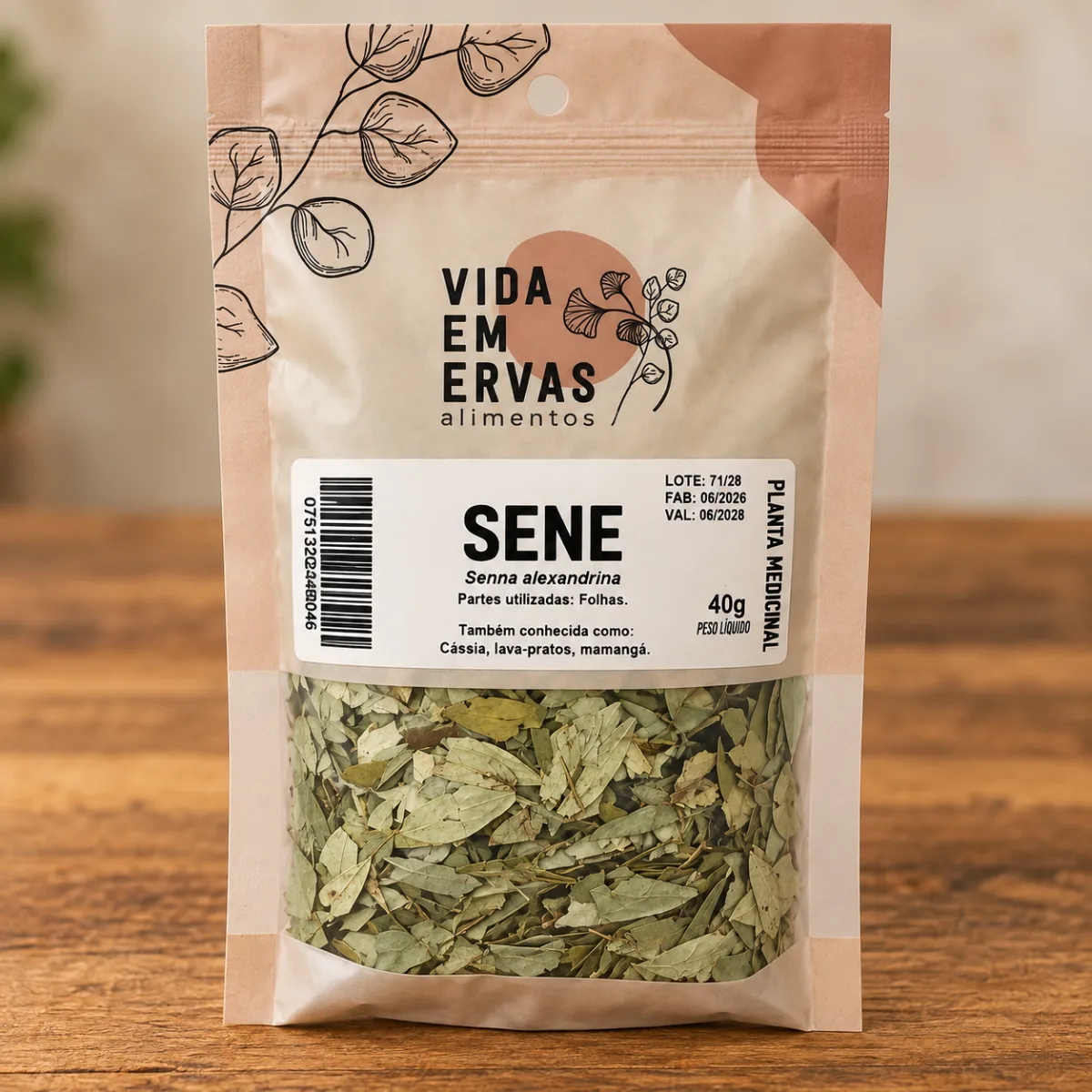 Sene 40G Vida em Ervas